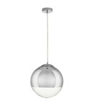 Pendant lamps - Step into Design FLASH M chrome pendant lamp     - product 1