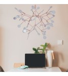 Designer pendant lamps - Step into Design CHIC BOTANIC M LED pendant lamp black 98 cm - product 2