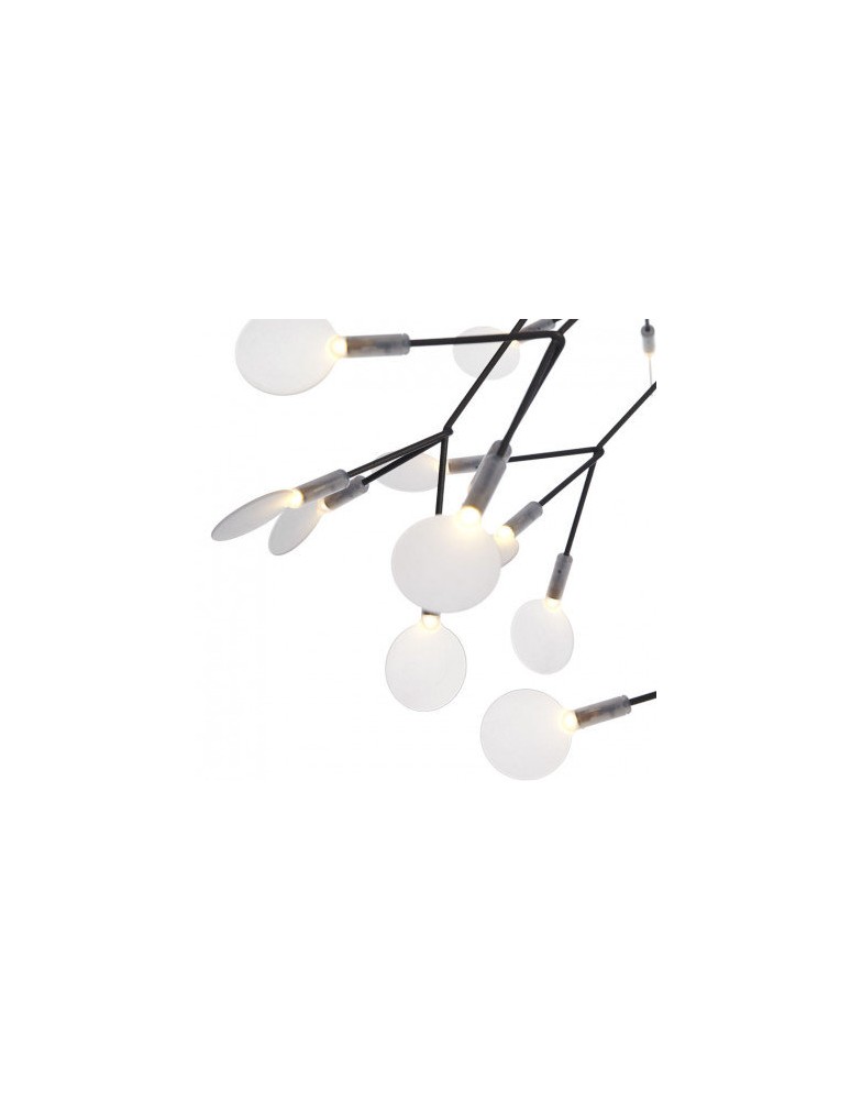 Designer pendant lamps - Step into Design CHIC BOTANIC M LED pendant lamp black 98 cm - product kolory-swiatla.pl 3
