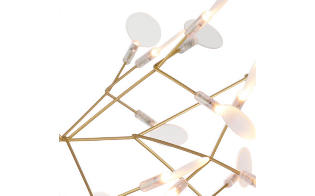Step into Design Lampa wisząca CHIC BOTANIC XL LED złota 150 cm 