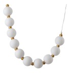 LED pendant lamps - Step into Design CORALLI S white and brass pendant lamp     - product 1