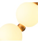 LED pendant lamps - Step into Design CORALLI S white and brass pendant lamp     - product 3