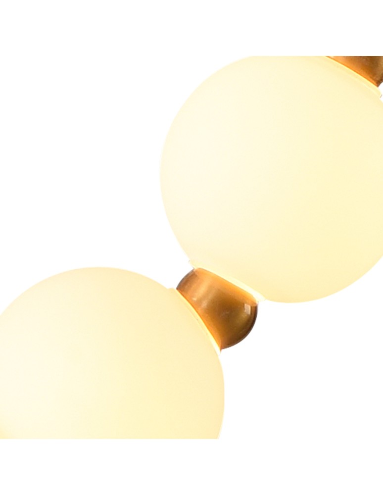LED pendant lamps - Step into Design CORALLI S white and brass pendant lamp     - product kolory-swiatla.pl 3