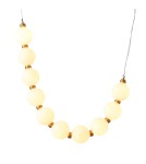 LED pendant lamps - Step into Design CORALLI S white and brass pendant lamp     - product 4
