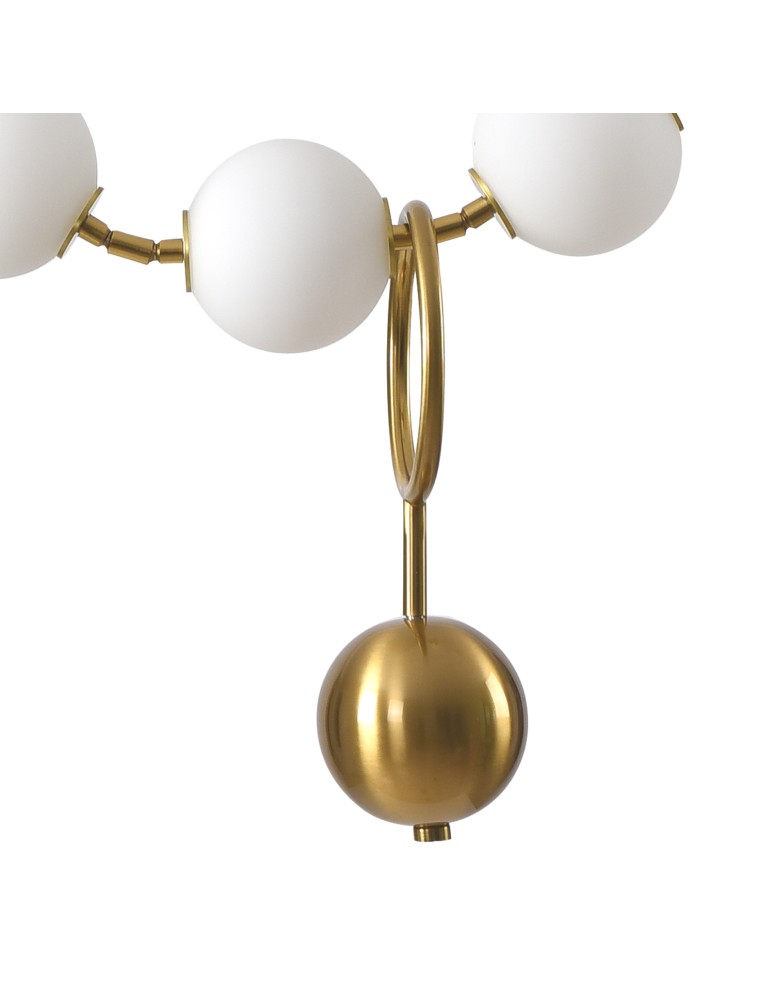 LED pendant lamps - Step into Design CORALLI L white and brass pendant lamp.      - product kolory-swiatla.pl 3