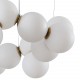 Step into Design Lampa wisząca CORALLI-80 biało-mosiężna 80 cm 