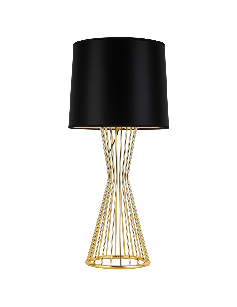 Designer table lamps - Step into Design FILO TABLE table lamp black and gold 85 cm.    - product kolory-swiatla.pl 1