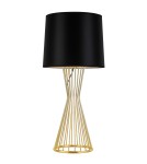 Designer table lamps - Step into Design FILO TABLE table lamp black and gold 85 cm.    - product 2