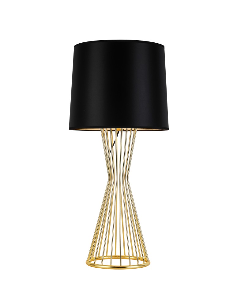 Designer table lamps - Step into Design FILO TABLE table lamp black and gold 85 cm.    - product kolory-swiatla.pl 2