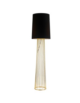 Step into Design Floor lamp FILO-2 black and gold 156 cm