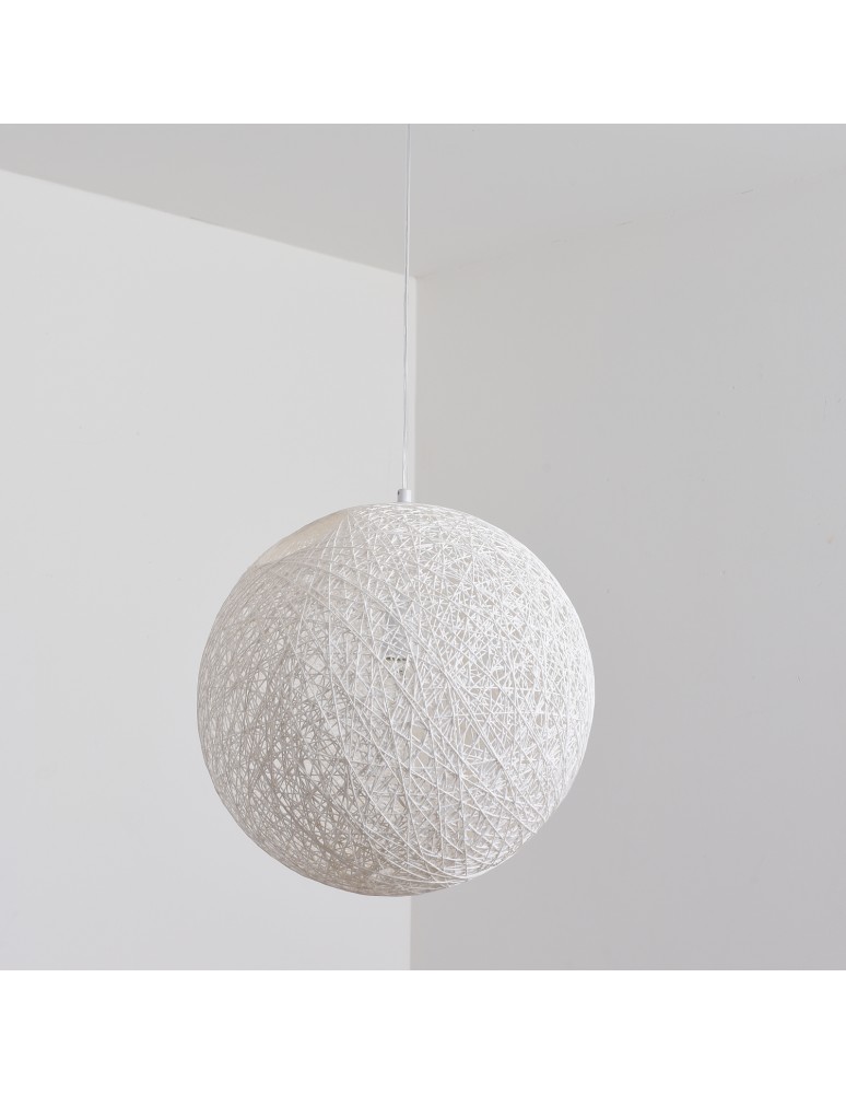 Pendant lamps - Step into Design CORDA pendant lamp white 30 cm   - product kolory-swiatla.pl 4