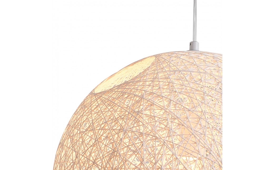 Step into Design Lampa wisząca CORDA biała 40 cm 