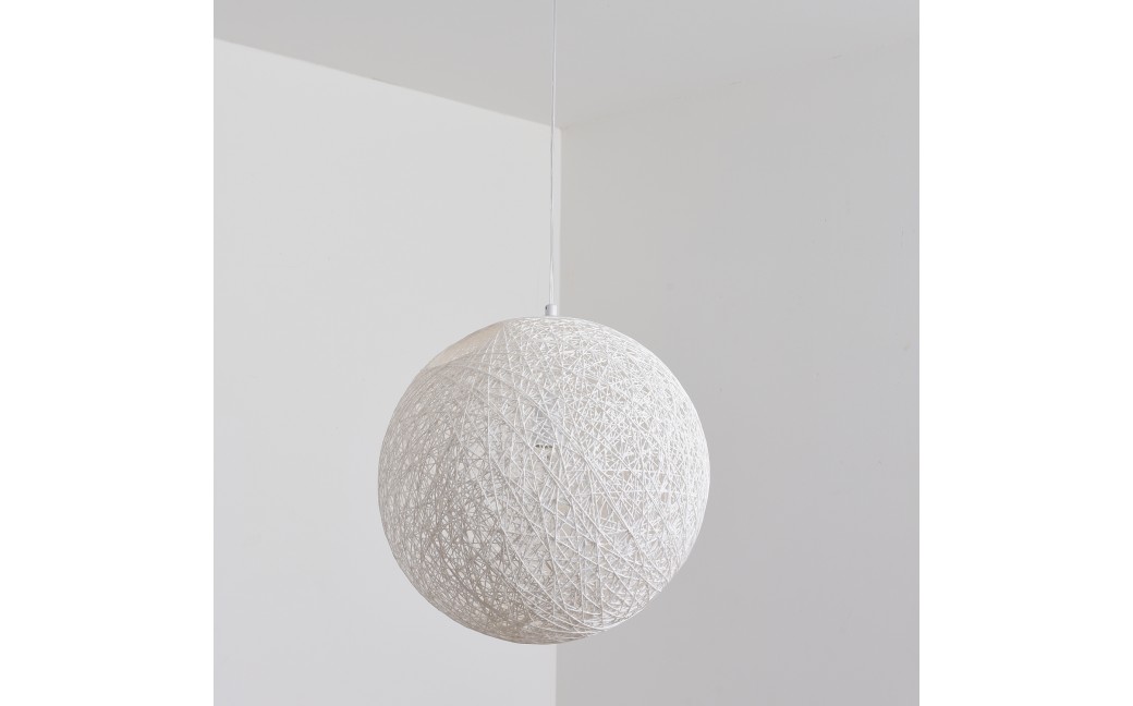 Step into Design Lampa wisząca CORDA biała 110 cm 