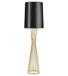 Floor lamps with lampshade - Step into Design Floor lamp FILO-1 black and gold 145 cm   - product 2