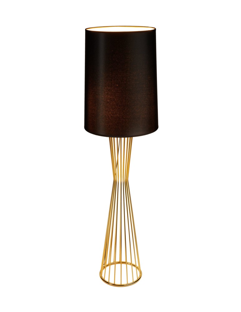 Floor lamps with lampshade - Step into Design Floor lamp FILO-1 black and gold 145 cm   - product kolory-swiatla.pl 3