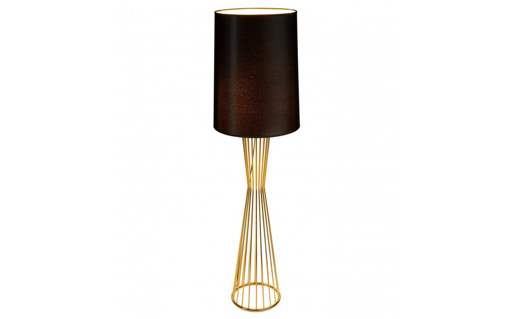 Step into Design Lampa podłogowa FILO-1 czarno - złota 145 cm 