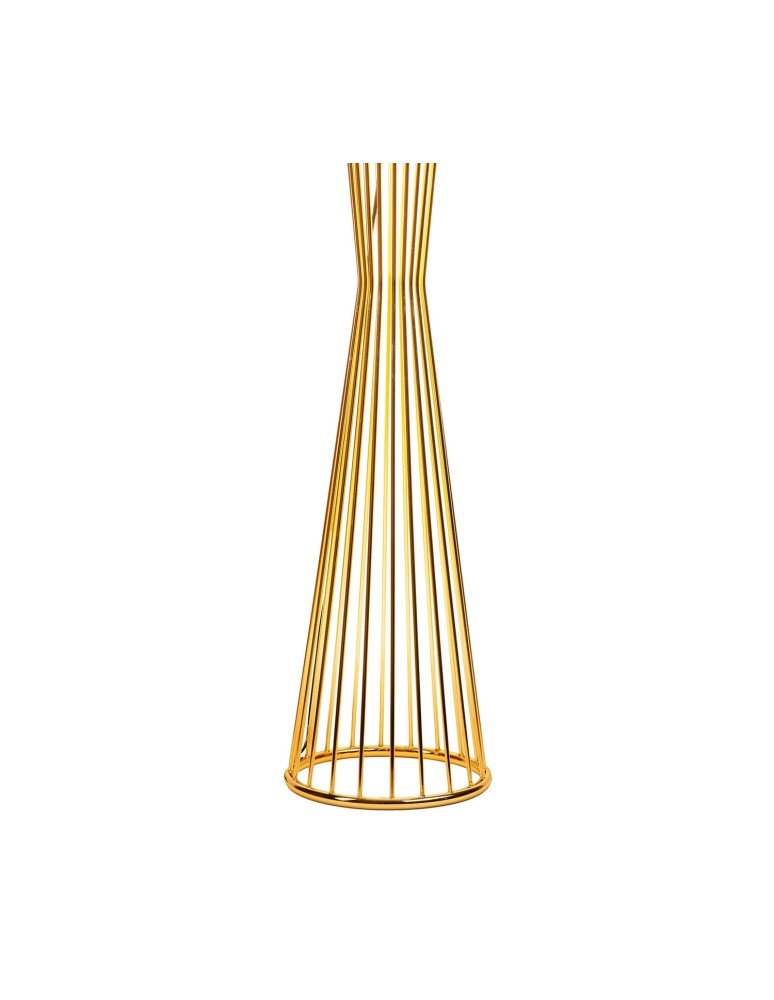 Floor lamps with lampshade - Step into Design Floor lamp FILO-1 black and gold 145 cm   - product kolory-swiatla.pl 4