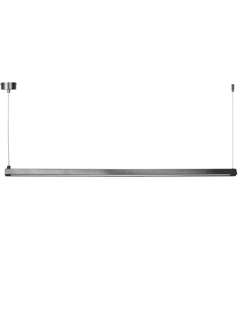 LED pendant lamps - Step into Design BEAM-100 LED titanium 100 cm pendant lamp     - product kolory-swiatla.pl 1