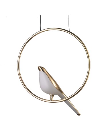 Step into Design TIT LED pendant lamp gold 35 cm  