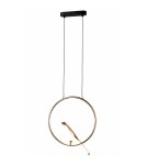 Designer pendant lamps - Step into Design TIT LED pendant lamp gold 35 cm   - product 2