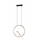 Designer pendant lamps - Step into Design TIT LED pendant lamp gold 35 cm   - product 4
