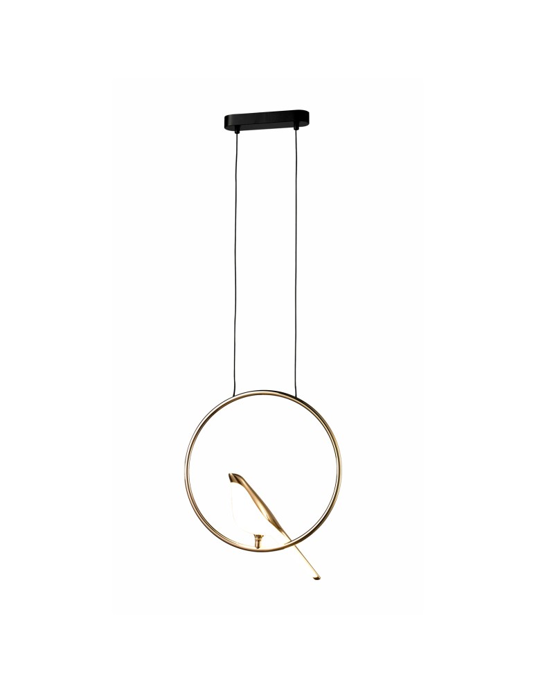 Designer pendant lamps - Step into Design TIT LED pendant lamp gold 35 cm   - product kolory-swiatla.pl 4