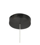 Pendant lamps circles - Step into Design CIRCLE 60+80 LED titanium pendant lamp on 1 ceiling light fixture        - product 3