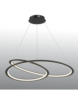 Step into Design Lampa wisząca SPIRELLO ledowa czarna 80 cm - produkt 2