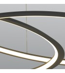 LED pendant lamps - Step into Design SPIRELLO led pendant lamp black 80 cm   - product 3
