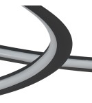 LED pendant lamps - Step into Design SPIRELLO led pendant lamp black 80 cm   - product 6