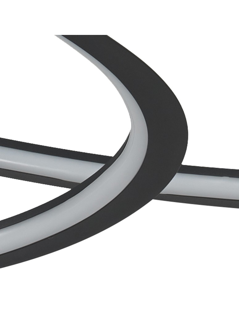 LED pendant lamps - Step into Design SPIRELLO led pendant lamp black 80 cm   - product kolory-swiatla.pl 6