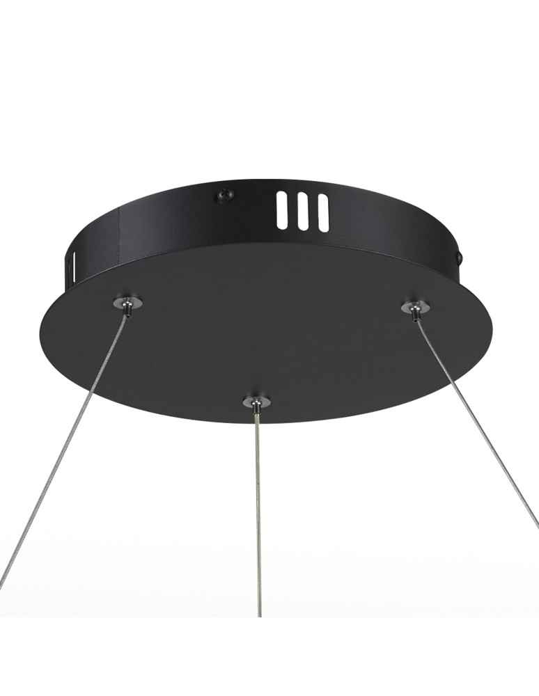 LED pendant lamps - Step into Design SPIRELLO led pendant lamp black 80 cm   - product kolory-swiatla.pl 8
