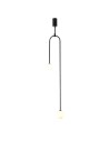 Step into Design Lampa wisząca LOOP czarna 123 cm          
