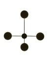 Step into Design CLEX wall lamp - 4 LED black 75 cm  