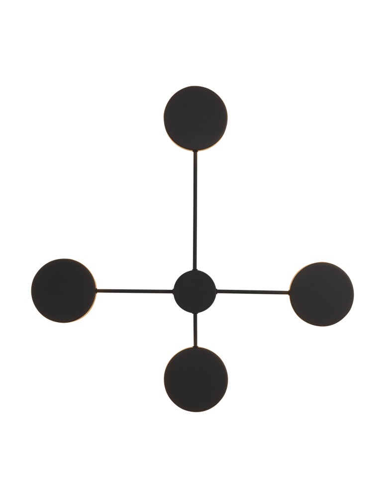 Designer wall lamps - Step into Design CLEX wall lamp - 4 LED black 75 cm   - product kolory-swiatla.pl 4