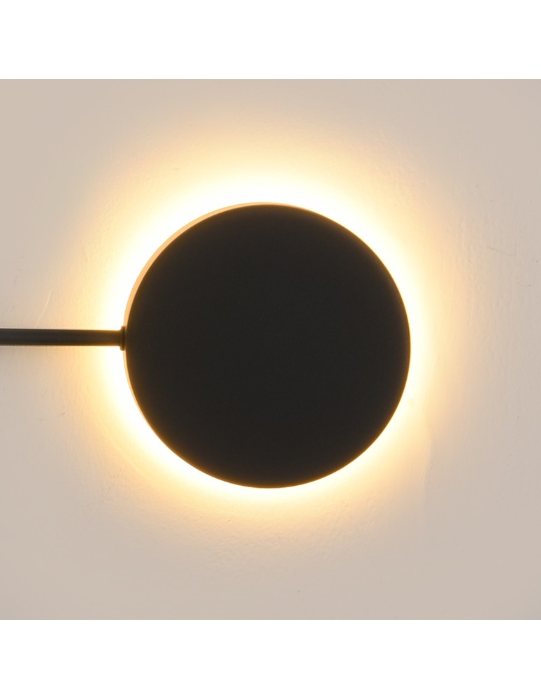 Designer wall lamps - Step into Design CLEX wall lamp - 4 LED black 75 cm   - product kolory-swiatla.pl 6