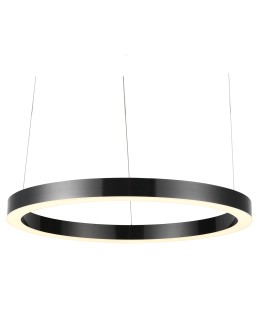 Step into Design CIRCLE 120 LED pendant lamp brushed titanium 120 cm  