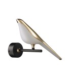 Designer wall lamps - Step into Design TIT LED wall lamp gold-black 21 cm.    - product 2
