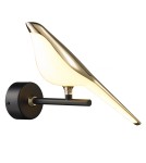 Designer wall lamps - Step into Design TIT LED wall lamp gold-black 21 cm.    - product 4