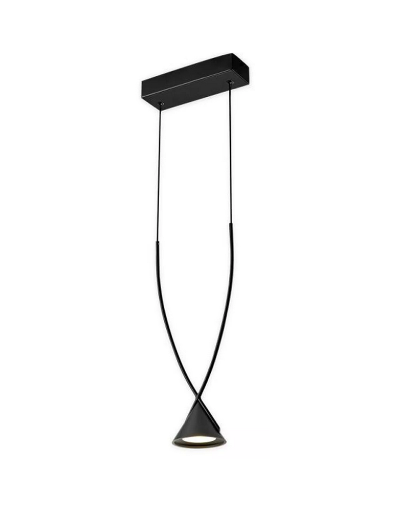 LED pendant lamps - Step into Design MIA LED pendant lamp black 15.5 cm   - product kolory-swiatla.pl 2