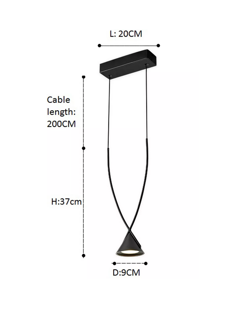 LED pendant lamps - Step into Design MIA LED pendant lamp black 15.5 cm   - product kolory-swiatla.pl 4