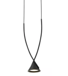LED pendant lamps - Step into Design MIA LED pendant lamp black 15.5 cm   - product 1