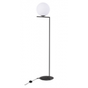 Step into Design Lampa stojąca podłogowa SOLARIS czarna 174 cm 