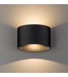 Outdoor wall lamps - Nowodvorski ELLIPSES LED Outdoor Wall Mounted Max power 2x5W LED IP54 Black 8182 - product 1