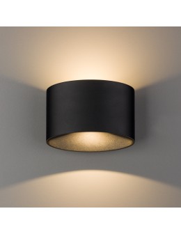 Nowodvorski ELLIPSES LED Zewnętrzna Ścienna Natynkowa Max moc 2x5W LED IP54 Czarny 8182