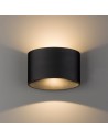 Nowodvorski ELLIPSES LED Zewnętrzna Ścienna Natynkowa Max moc 2x5W LED IP54 Czarny 8182