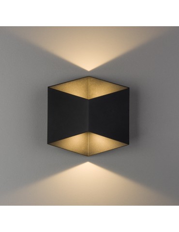 Nowodvorski TRIANGLES LED Outdoor Surface Wall Max wattage 2x5W LED IP54 Black 8142