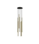 Icicle pendant lamps - Nowodvorski LASER 1000 Ceiling Pendant Max power 10W only LED G9 Brass 7668 - product 1
