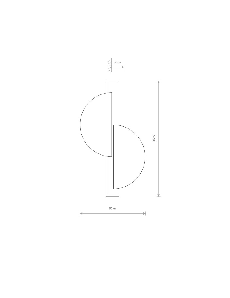 Wall lamps - Nowodvorski SUNRISE LED Wall lamp with switch Max wattage 12W LED Dark wood 7652 - product kolory-swiatla.pl 2