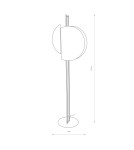 Floor lamps - Nowodvorski SUNSET Floor Max power 8W GX53 Dark wood 7647 - product 2